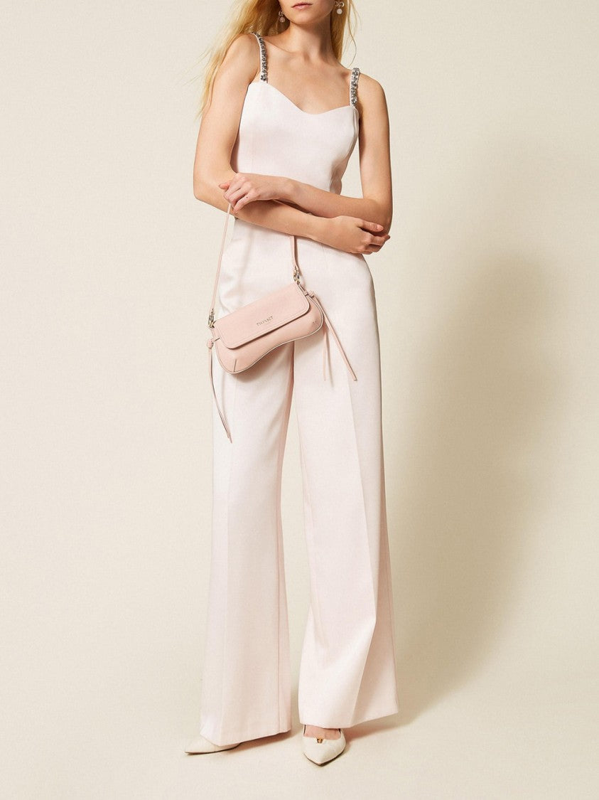 Twin-Set Wide-Leg Palazzo Pants With Fluid Silhouette