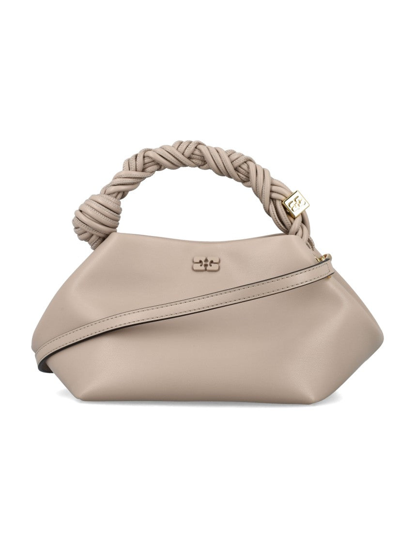 Ganni Small Bow Braided Bag