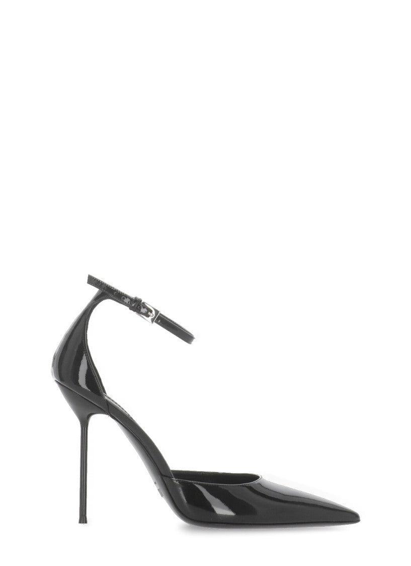 Paris Texas Arrow Toe Heeled Shoes With Delicate Ankle Strap