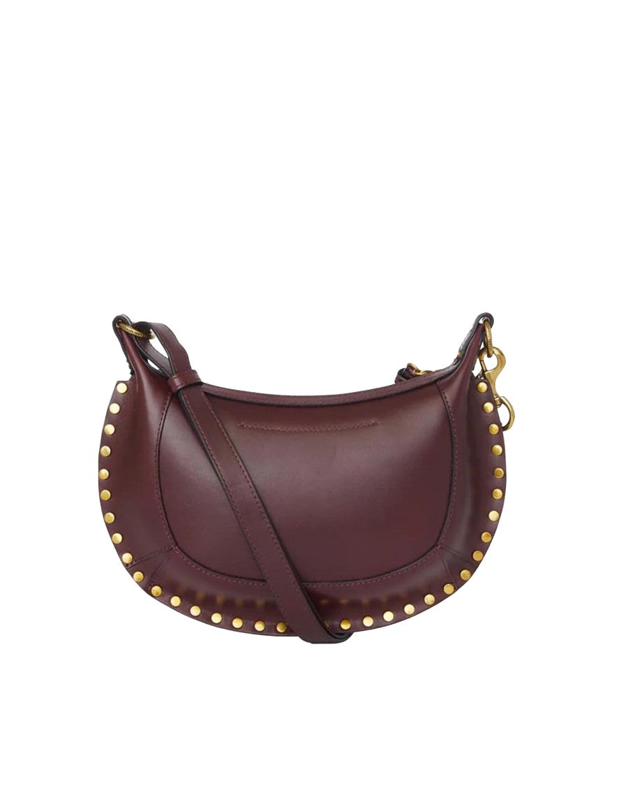 Isabel Marant Oskan Moon Bag In Burgundy