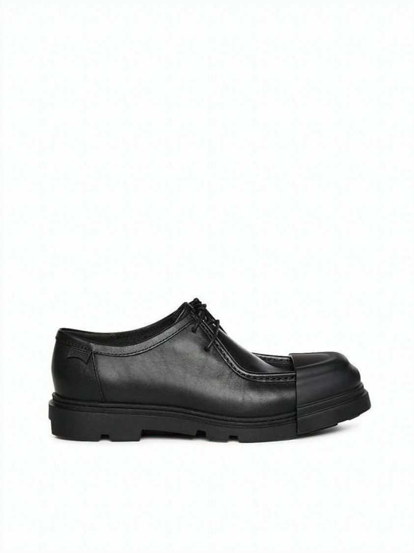 Camper Lace-Up Camp Shoe With Rounded Rubber Toe Cap