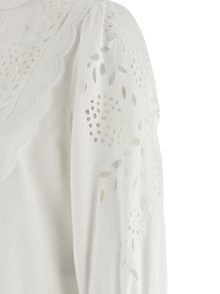 Valentino Garavani Shirt Embroidered Sangallo