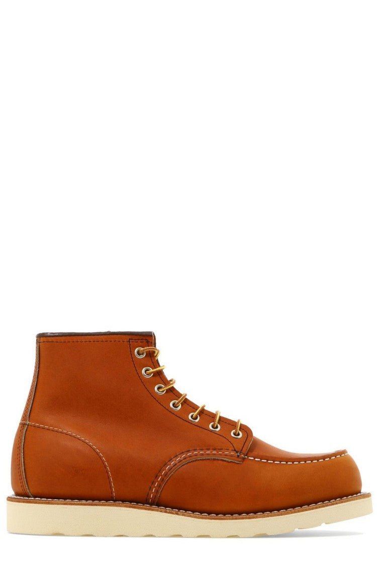 Red Wing Moc Toe Lace-Up Boots
