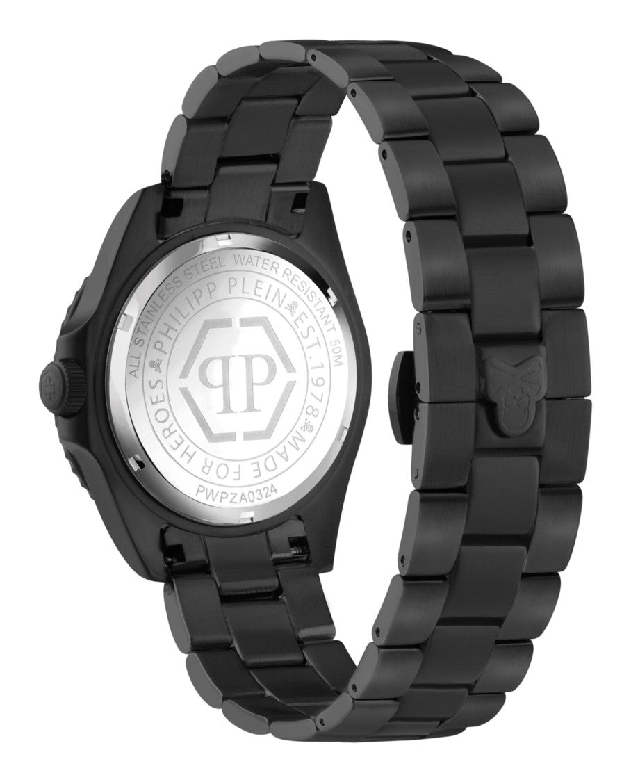 Philipp Plein Gmt-I Challenger Baguettes Bracelet Watch