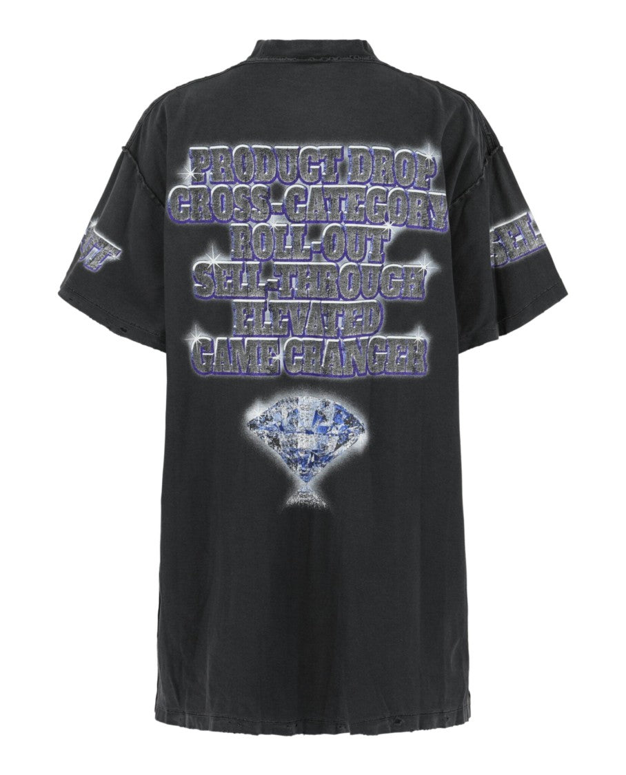 Balenciaga Oversized See Now Buy Now Inside Out T-Shirt