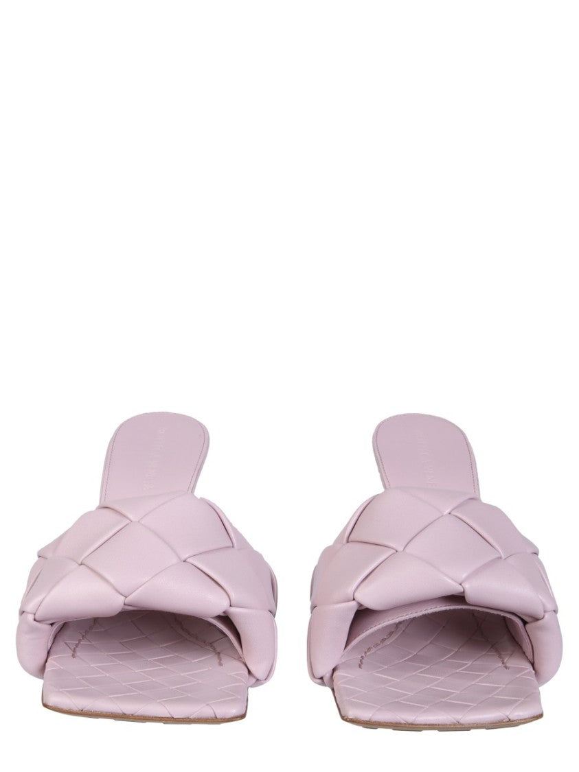 Bottega Veneta Braided Nappa Sandals With 9 Cm Heel