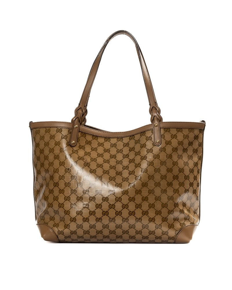 Gucci Gg Supreme Canvas Shopper With Removable Pouch