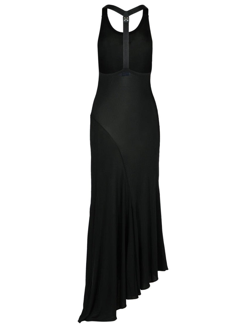 Off-White Black Viscose Dress