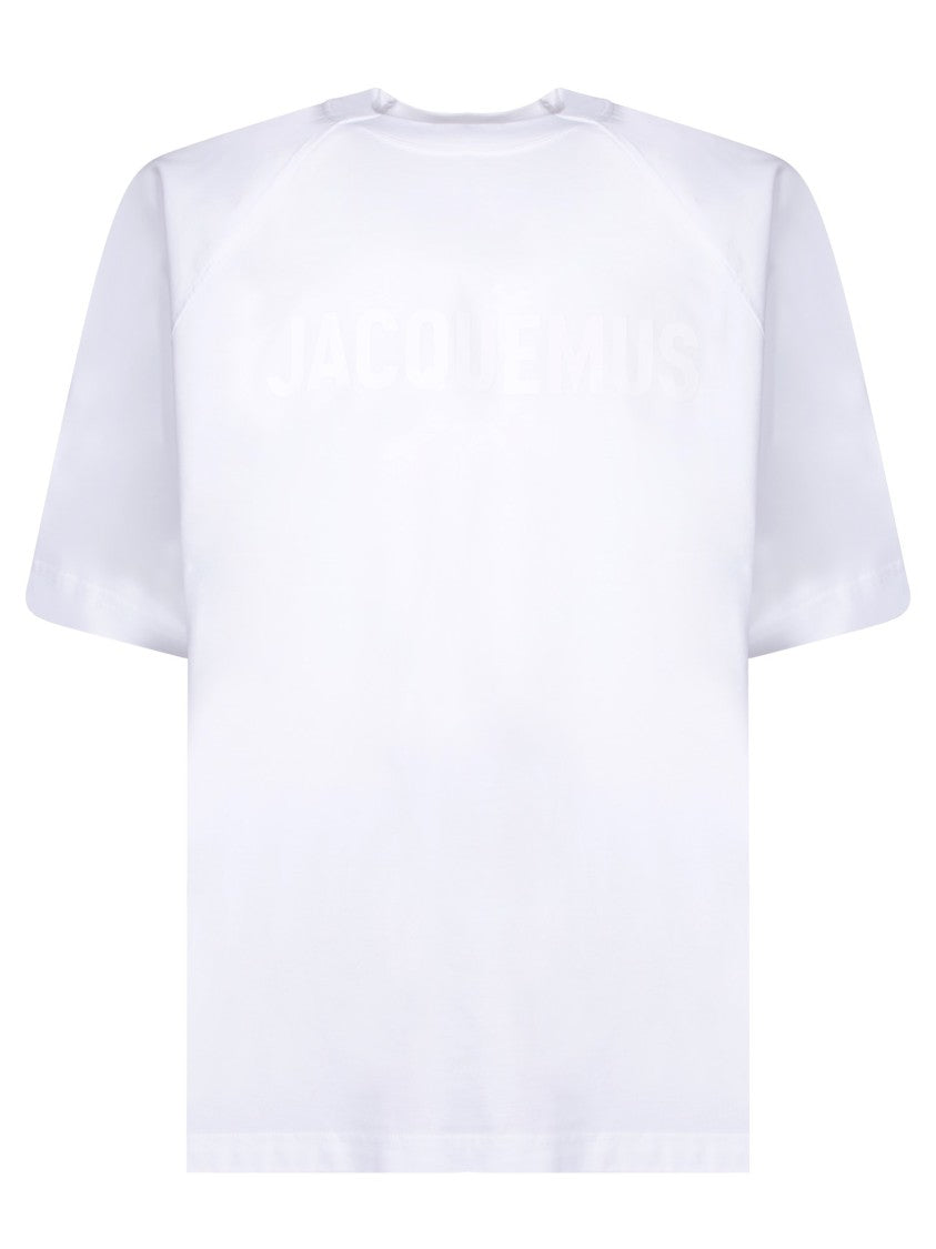 Jacquemus Iconic Cotton T-Shirt With Tonal Logo And Moderndesign