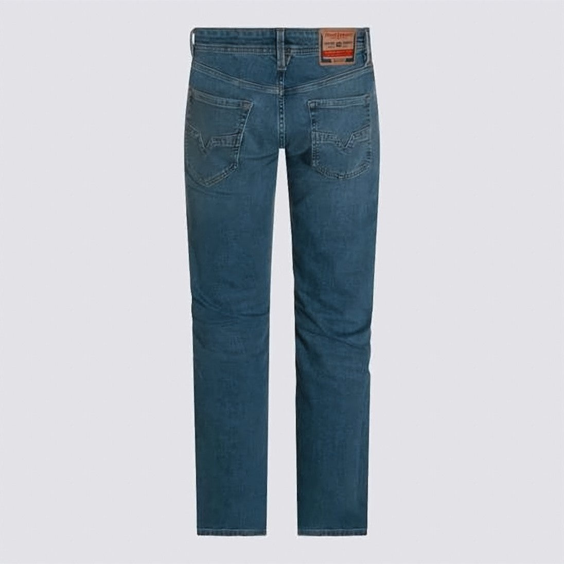 Diesel Regular-Fit Medium Wash Denim Jeans With Classic Details