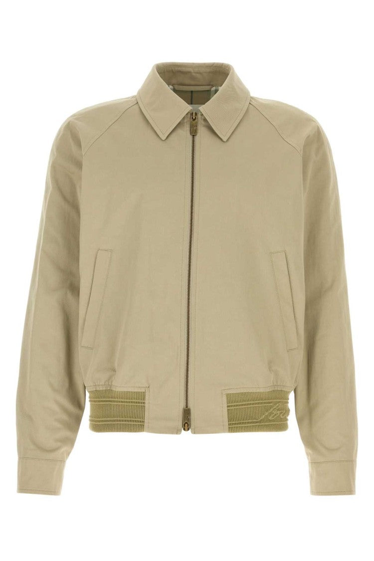 Burberry Khaki Cotton Jacket