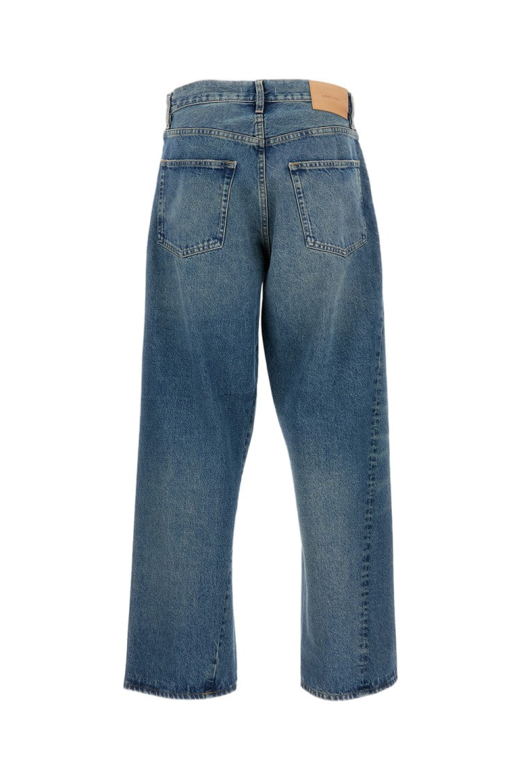 Sunflower Blue Wide Twist Organic Jeans