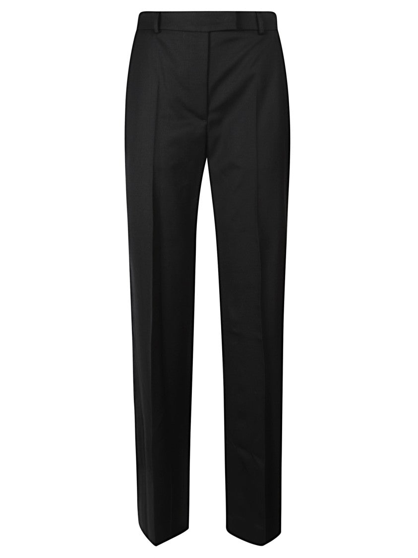 The Frankie Shop Straight Leg Tailored Lenora Pants With Front Pleat