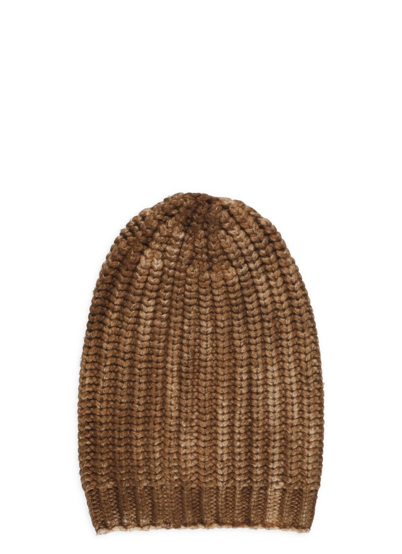 Avant Toi Brown Wool And Cashmere Beanie