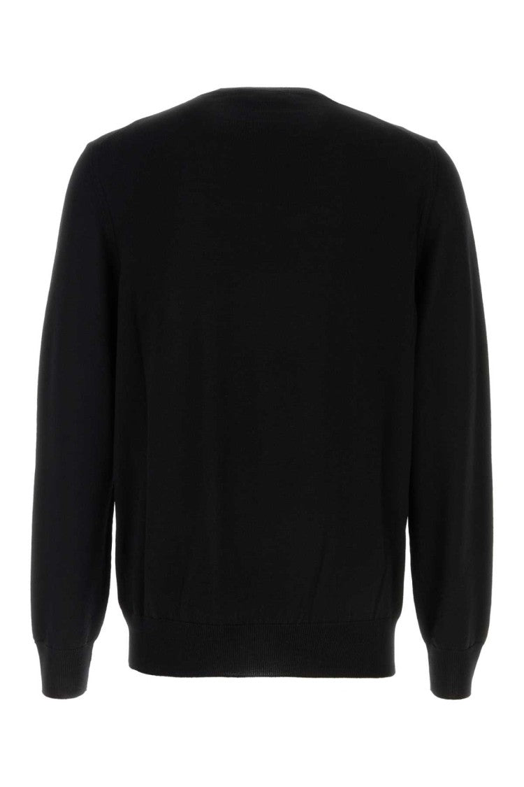 Alexander Mcqueen Black Wool Sweater