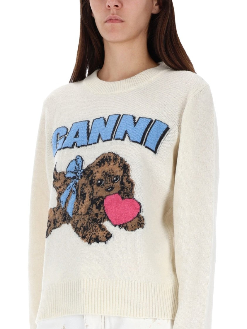 Ganni Puppy Shirt