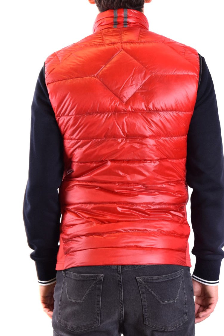 Canada Goose Red Nylon Quilted Down Jacket