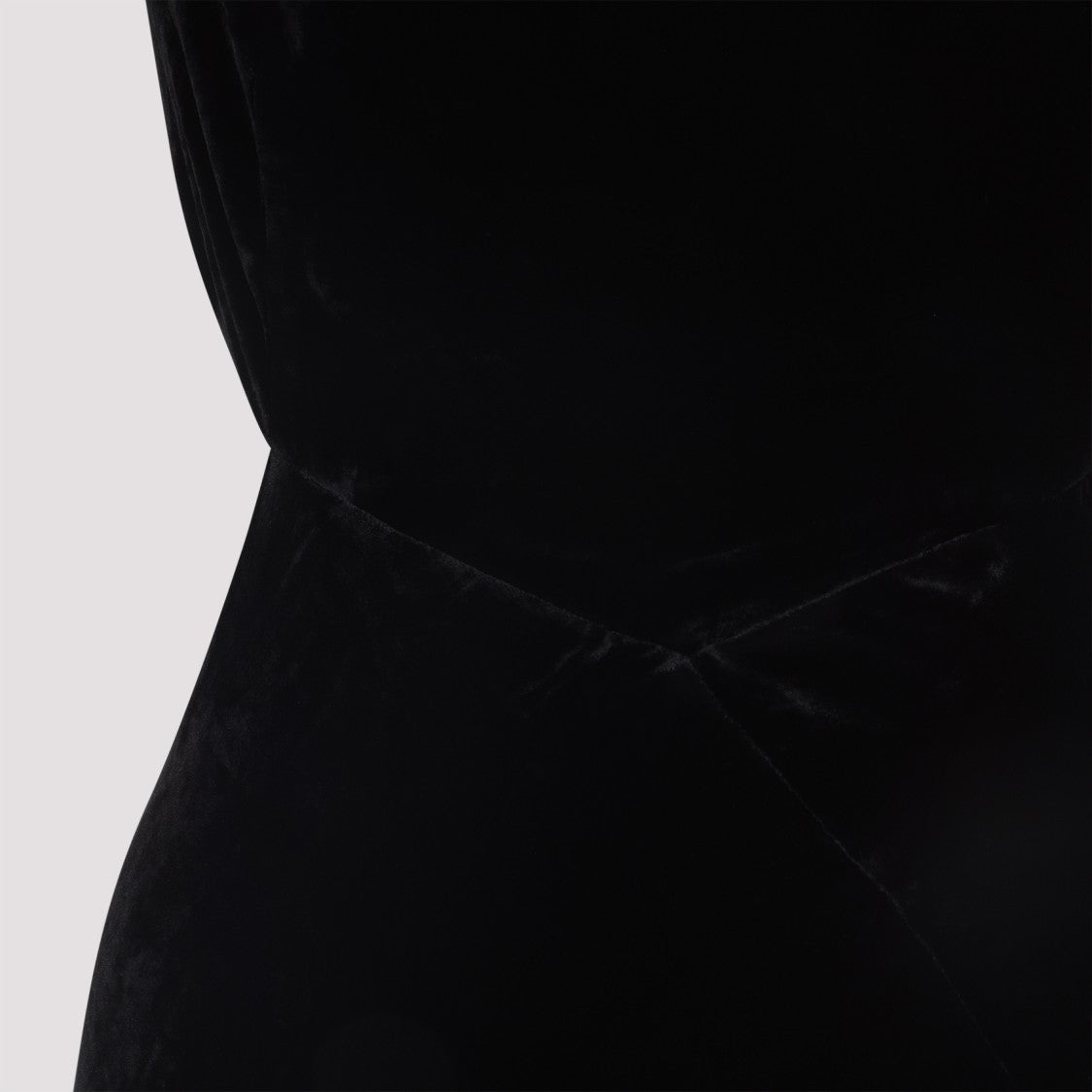 Rick Owens Black Open Back Gown Long Dress