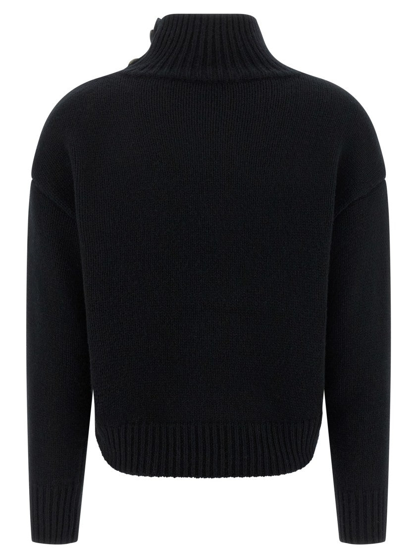Yves Salomon Funnel-Neck Sweater