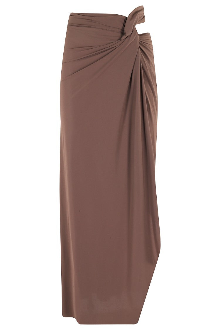 Amazuin Milla Twisted Front Knot Skirt