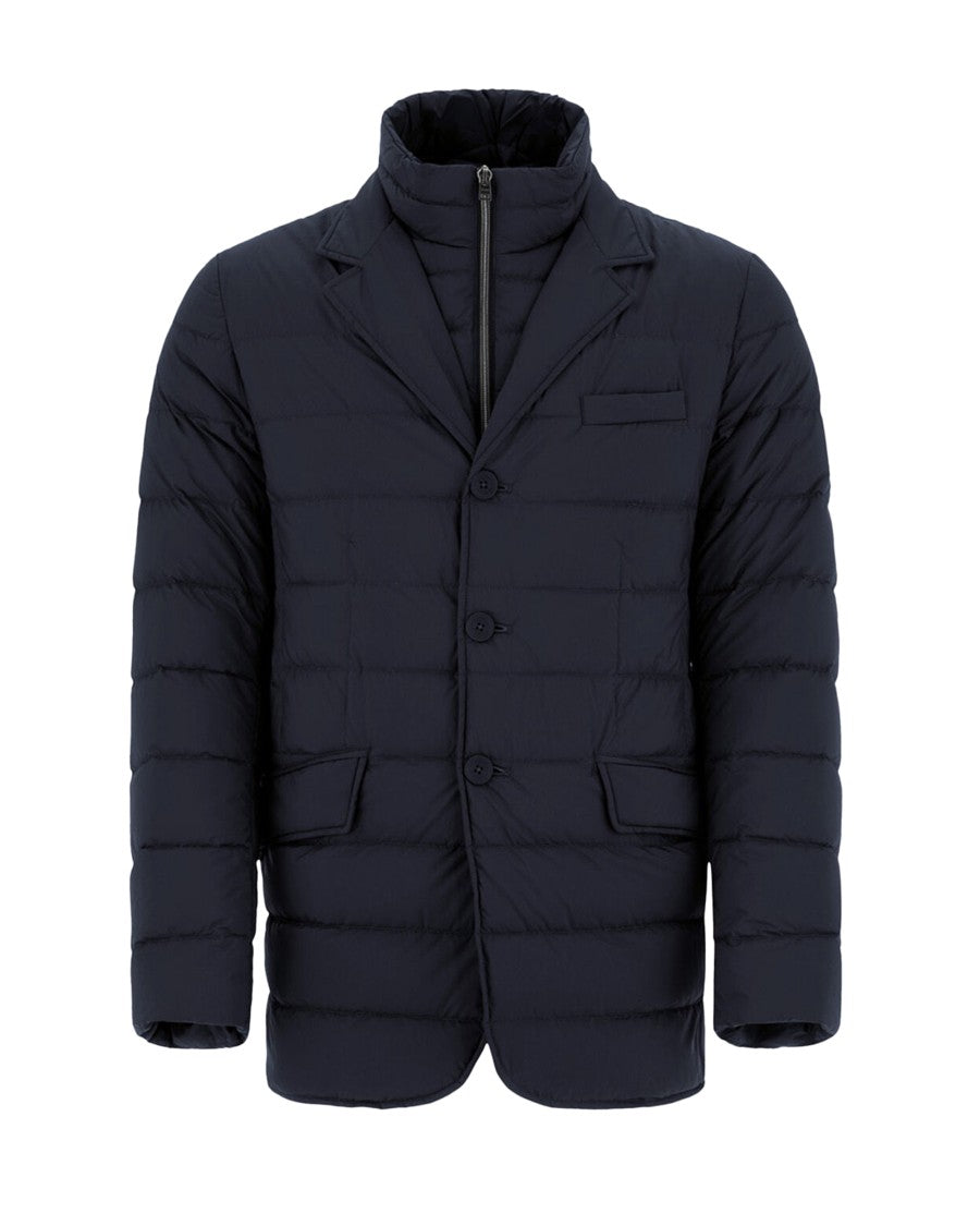 Herno New Blue Double Padded Down Jacket