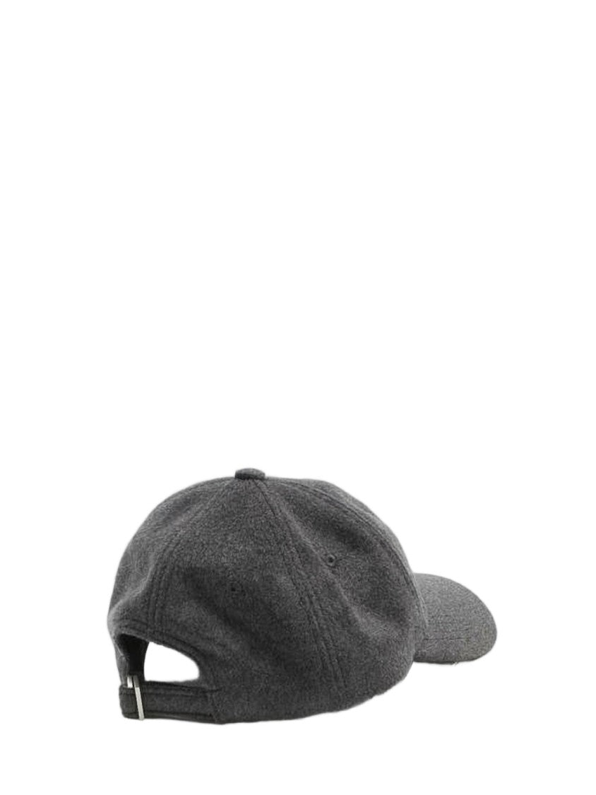 Jacquemus Textured Wool Baseball Cap With Adjustable Strap