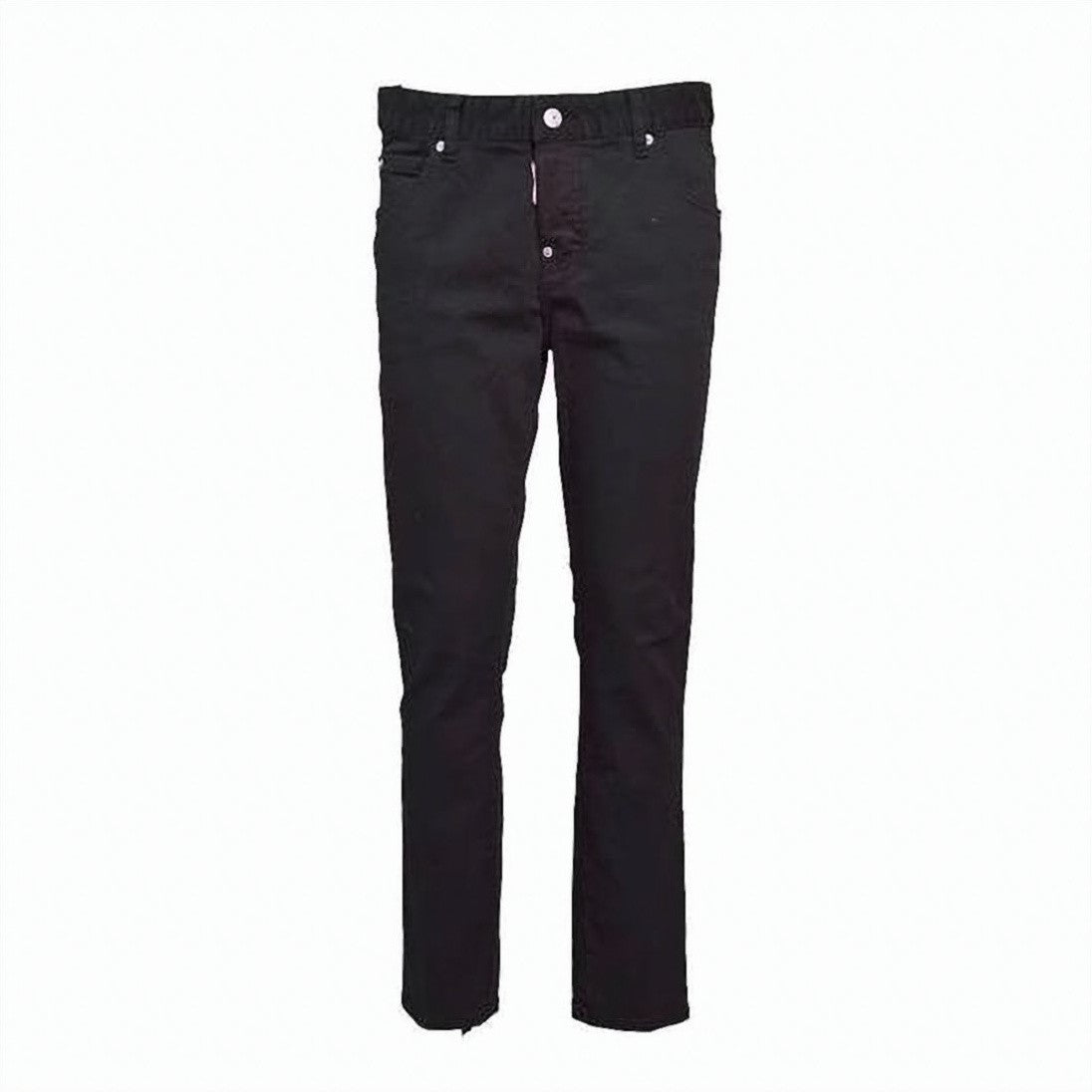 Dsquared2 Minimalist Black Slim-Fit Denim Pants