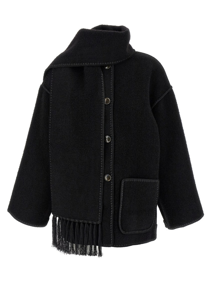 Totême 'Embroidered Scarf Jacket Harvest' Coat