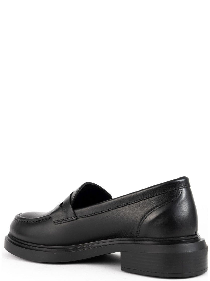 Sergio Moretti Cow Leather Loafers With Durable Rubber Sole
