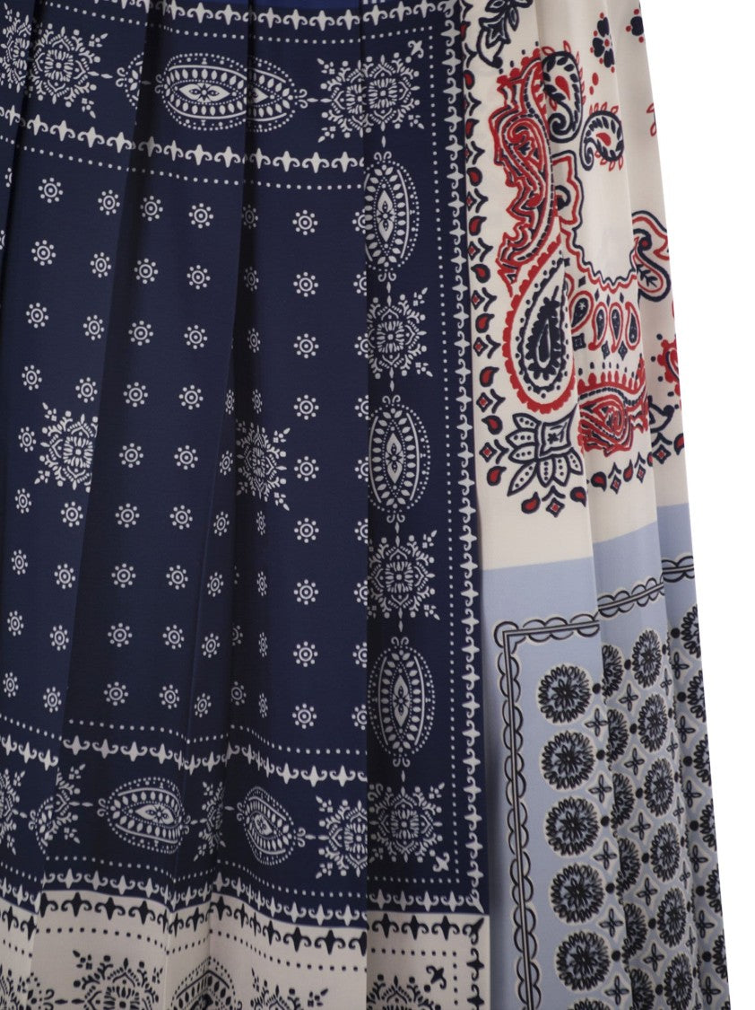 Max Mara Luna - Printed Twill Skirt