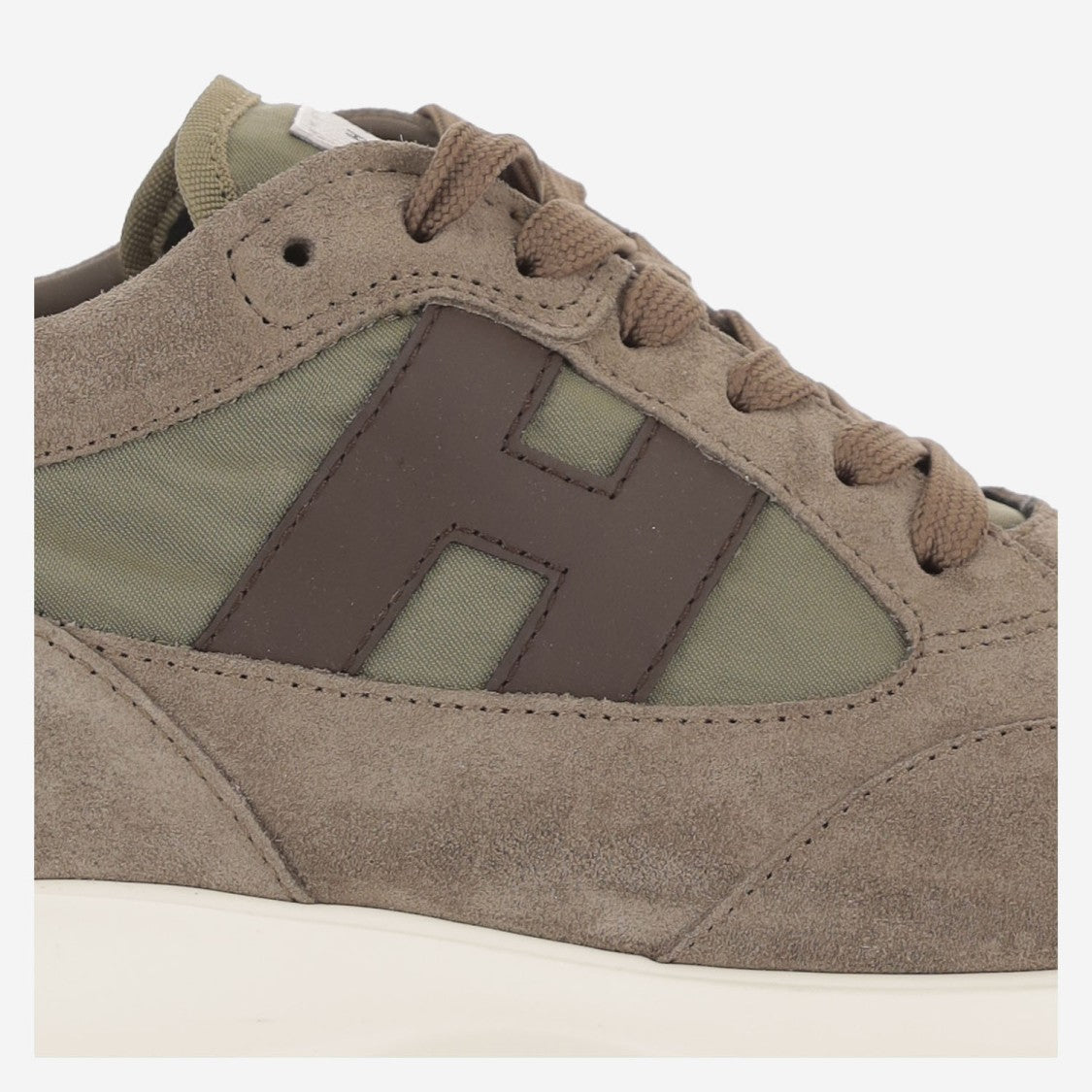 Hogan Suede Leather Fabric Sneakers