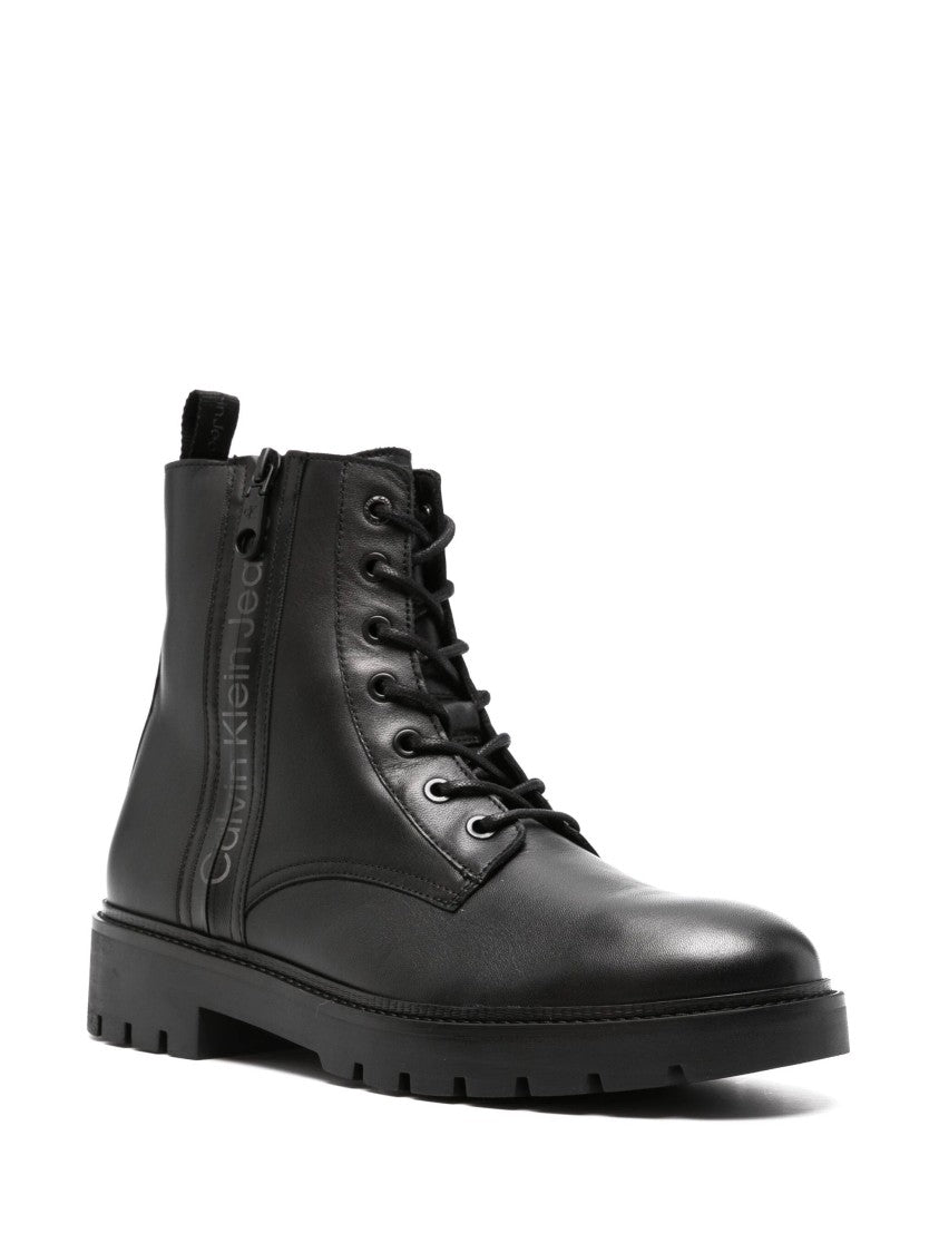 Calvin Klein Jeans Combat Mid Laceup Boot Zip