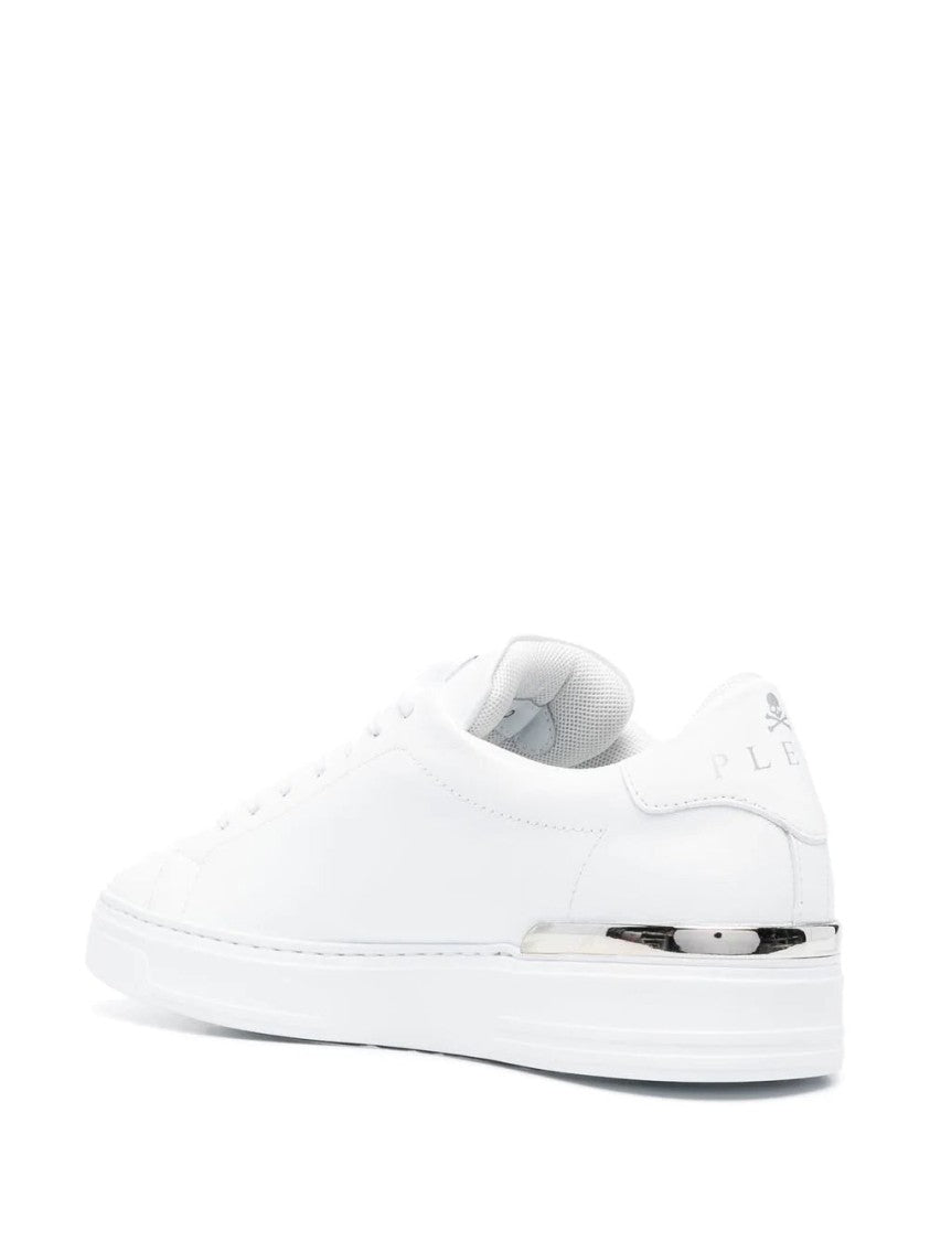Philipp Plein Hexagon Leather Lo-Top Sneaker