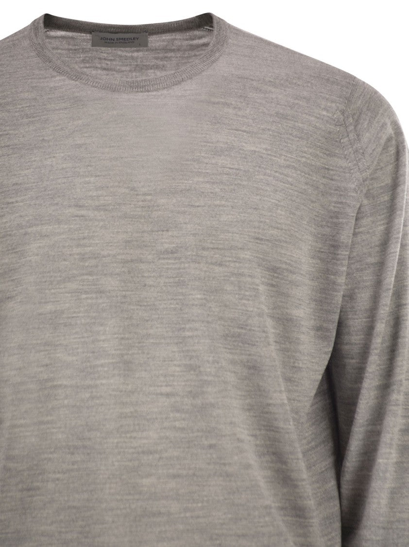 John Smedley Lundy - Crew Neck Jumper In Extra-Fine Merino Wool