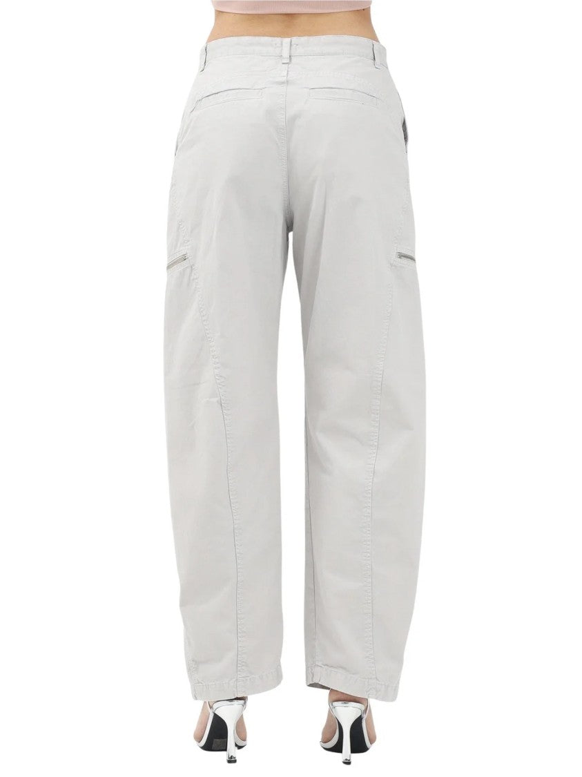 Pinko Pinko Sere Nere Wide Leg Trousers - Light Grey