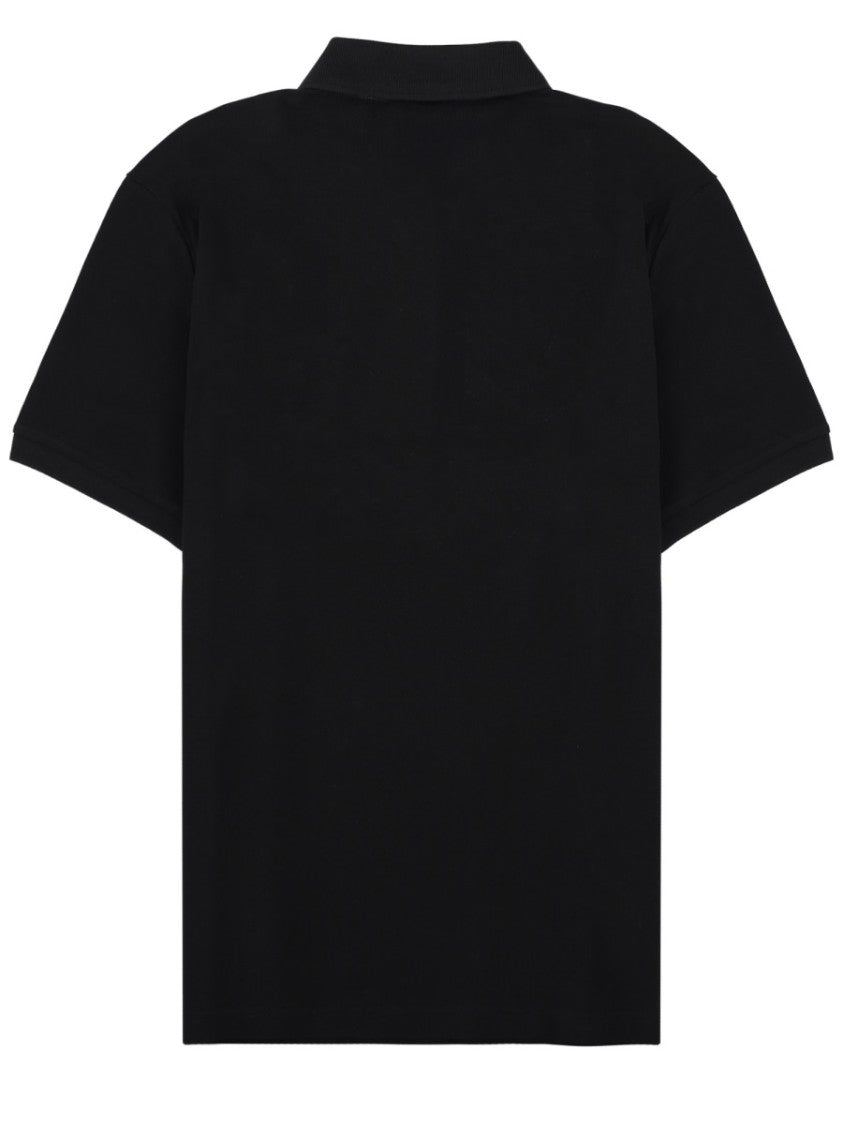 Moschino Traditional Collar Left Chest Polo Shirt