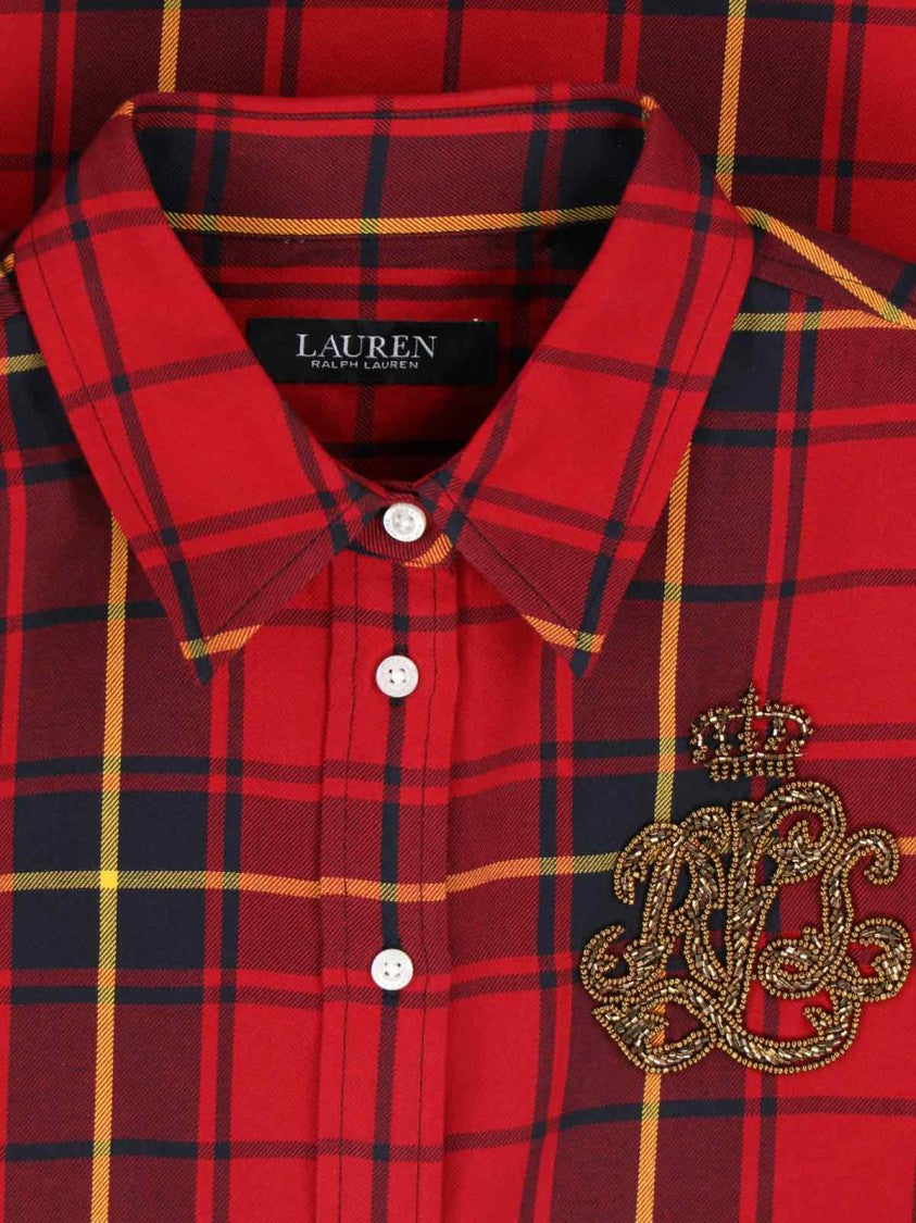 Polo Ralph Lauren Beaded Stripe Shirt – Red