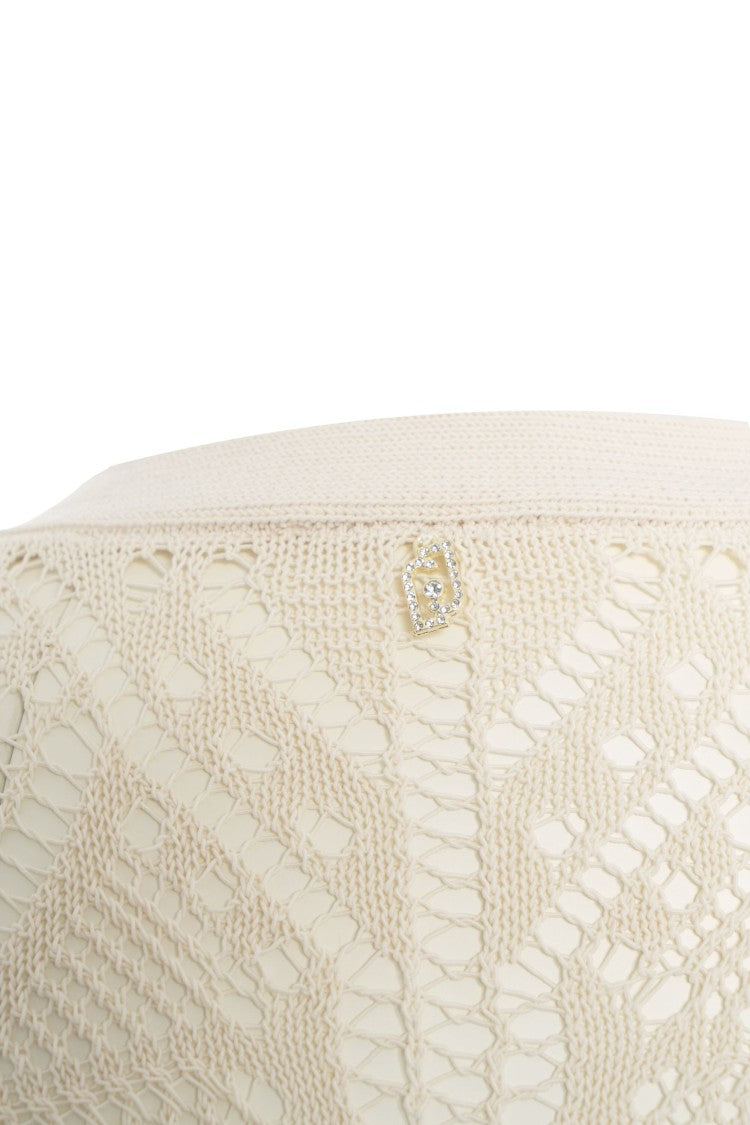 Liu Jo Long Lace Crochet Cardigan