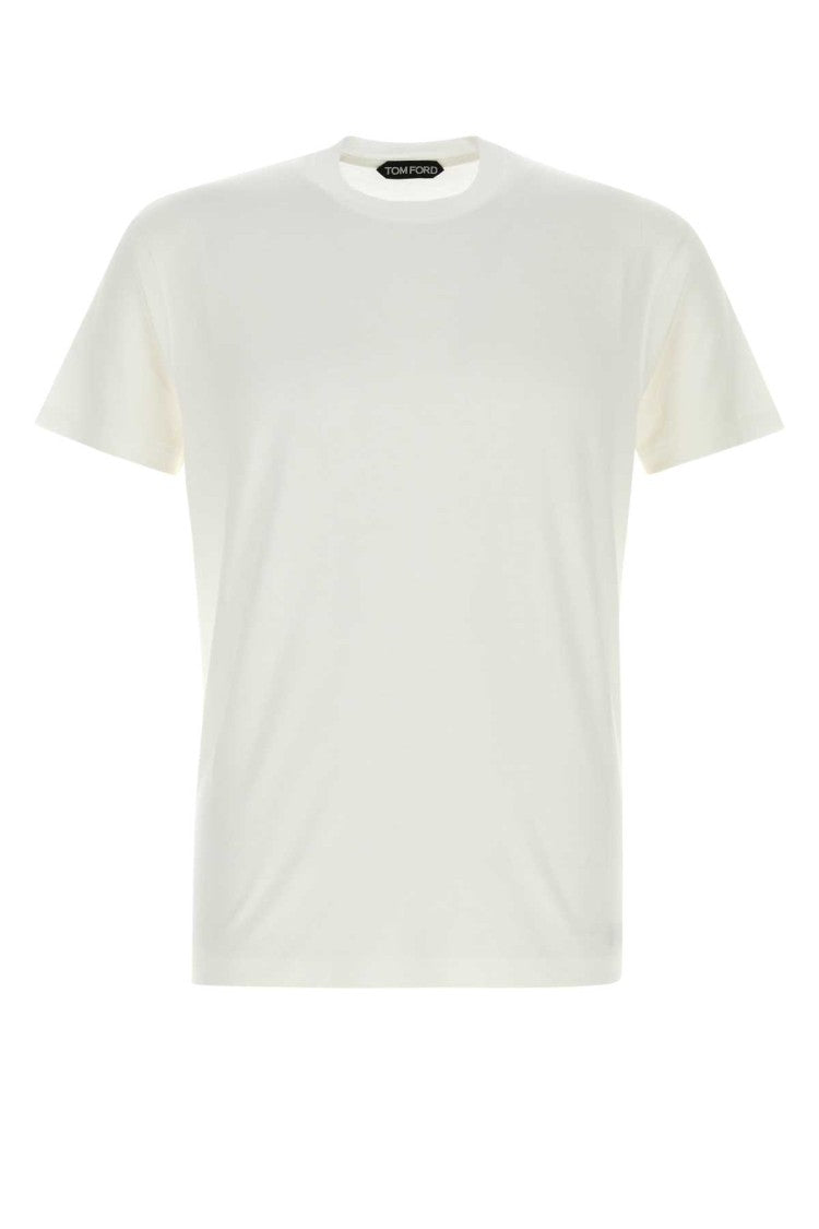 Tom Ford White Lyocell Blend T-Shirt