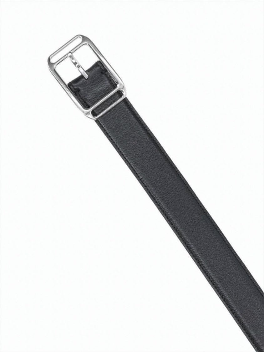 Tom Ford Polished Black Calf Leather Belt