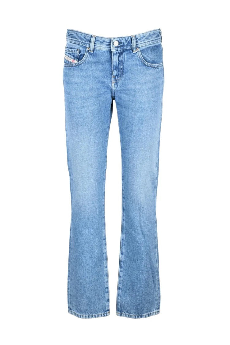Diesel Light Blue Cotton Women's Low Waist Jeans