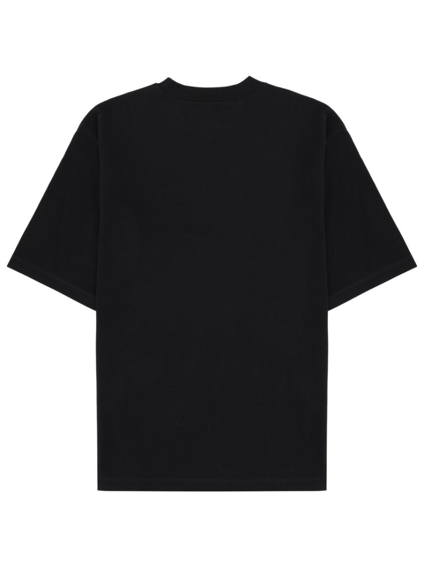 Dsquared2 Black Heritage Bold White Text T-Shirt