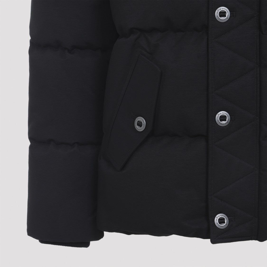 Moose Knuckles High-Collar Padded Jacket With Detachable Hood And Adjustable Cuffs