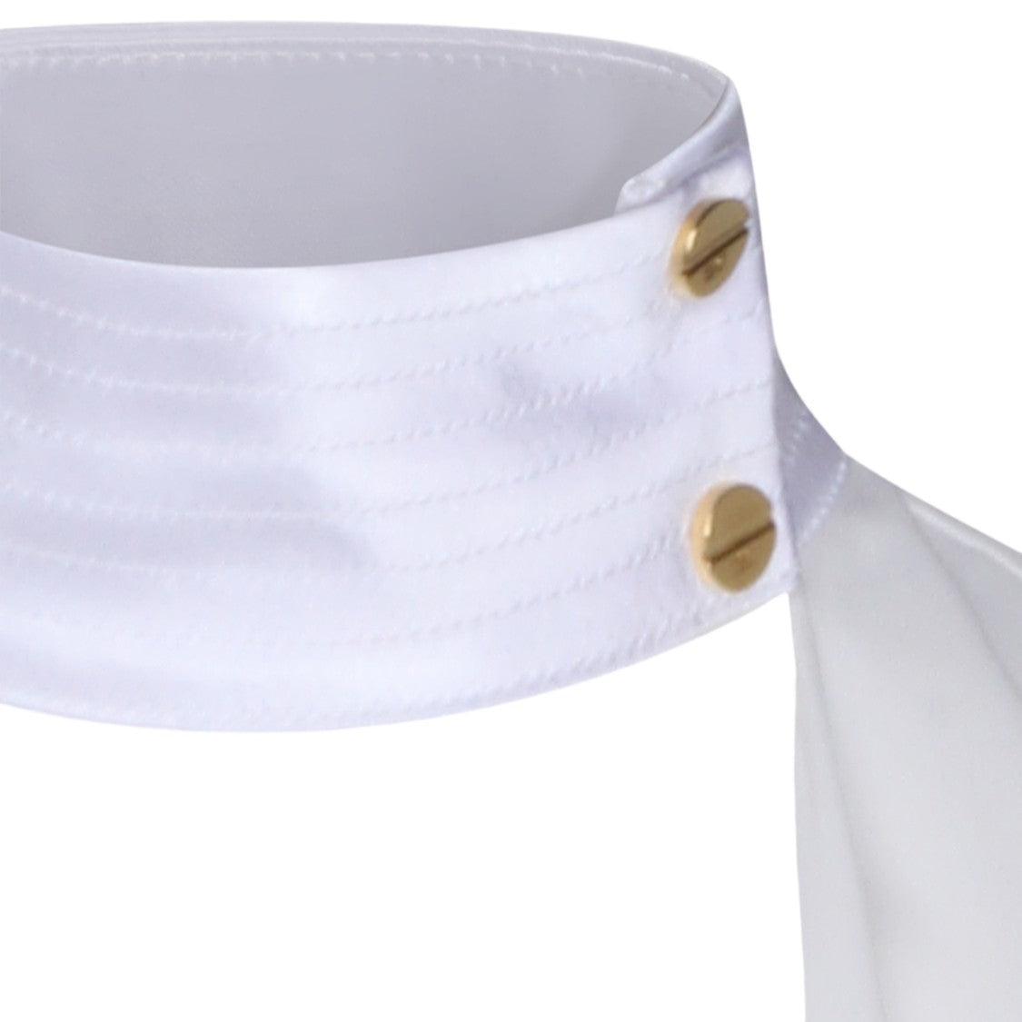 Elisabetta Franchi Sleeveless Top With Structured Collar And Buttons