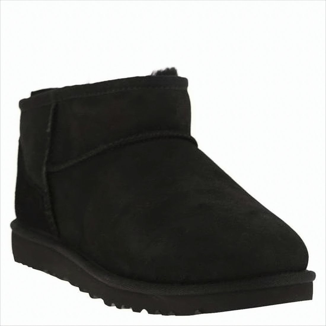 Ugg Suede-Like Ankle Boots With Lining
