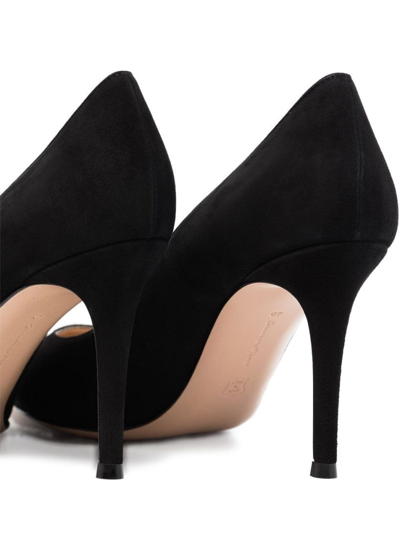 Gianvito Rossi Pointed Toe Suede Pumps