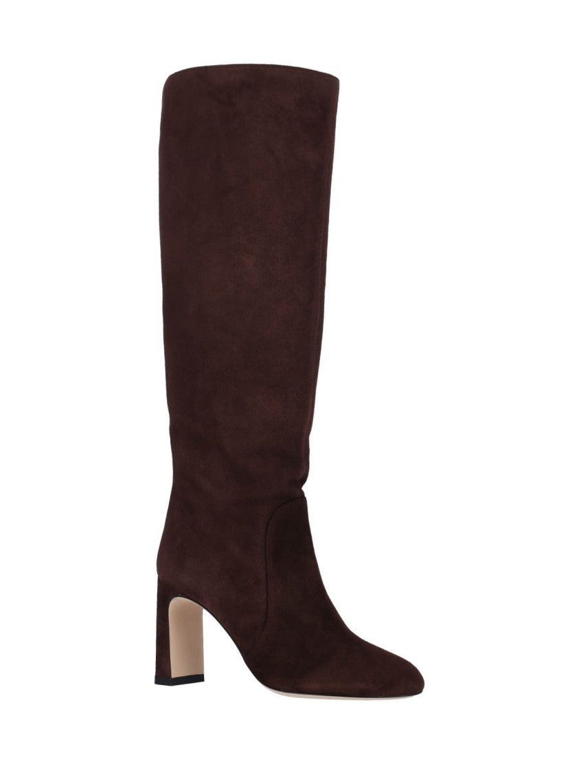 Stuart Weitzman "Babette 85" Boots – Brown
