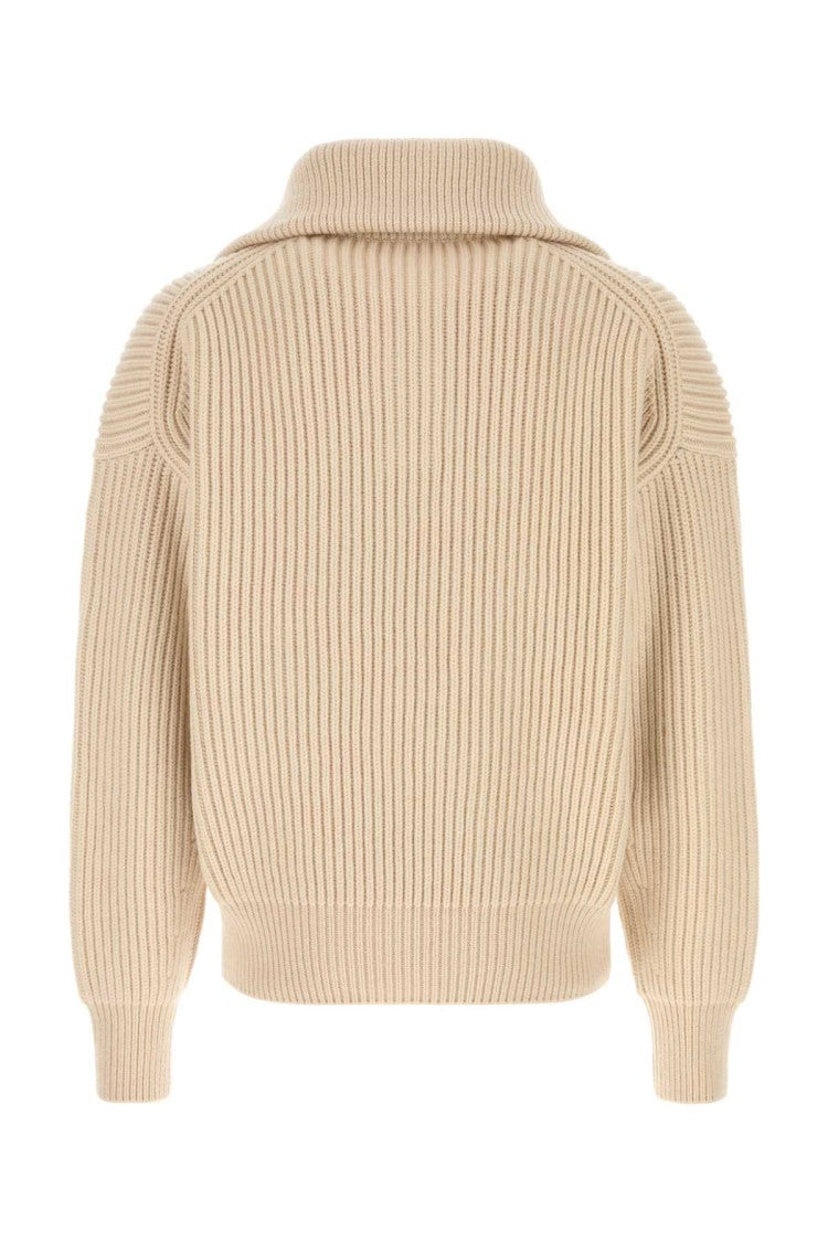 Alexander Mcqueen Sand Cashmere Sweater