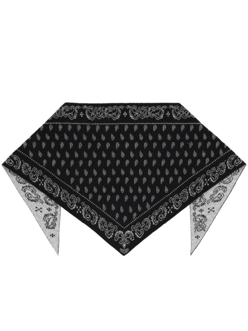 Guest In Residence The Wild Rag Reversible Paisley Pattern Cashmere Scarf