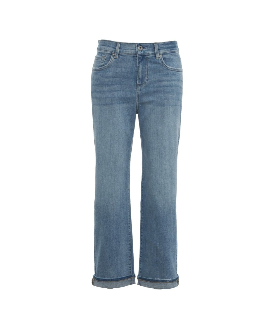 Liu Jo Relaxed-Fit Low-Waist Boyfriend Jeans With Distressed Detailing